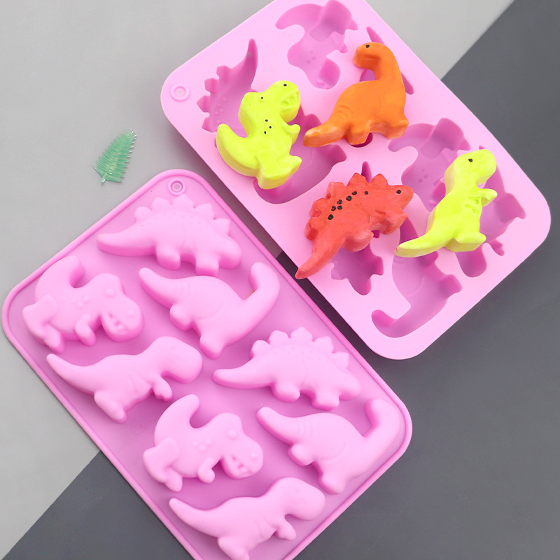 Soap Making Material - 블루스 도매 8종 공룡 만화 실리콘