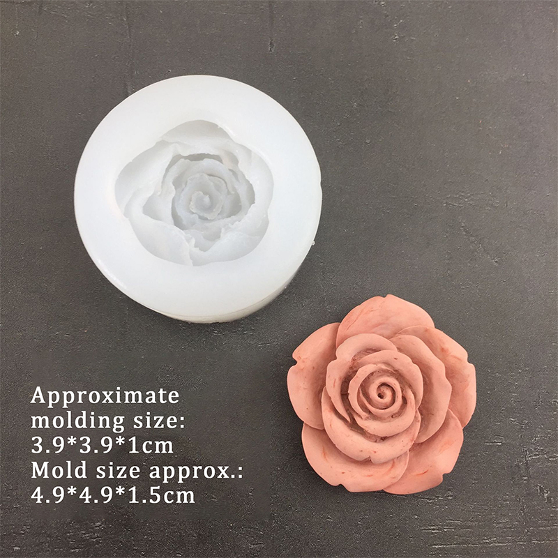 장미 꽃 모양 잎 실리콘 몰드, 퐁당 초콜릿 몰드 촛불 - Soap Making Material 리뷰 및 가격
