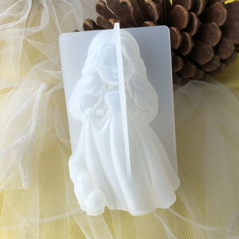 3D 귀여운 공주 실리콘 양초 금형 천사 소녀 비누 수 - Soap Making Material 리뷰 및 가격