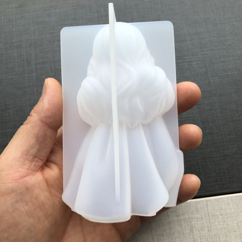 3D 귀여운 공주 실리콘 양초 금형 천사 소녀 비누 수 - Soap Making Material 리뷰 및 가격