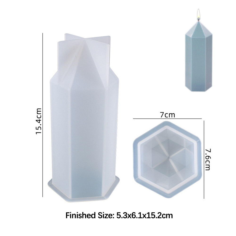 3D 육각 기둥 양초 몰드, 실리콘 송진 비누 몰드,  - Soap Making Kit For Beginners 리뷰 및 가격