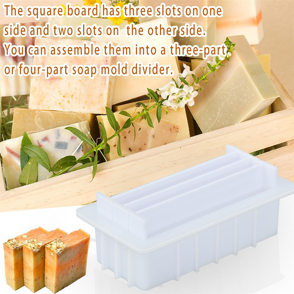 42온스 실리콘 비누 몰드 (5개 아크릴 칸막이 포함) - Soap Making Kit For Beginners 리뷰 및 가격
