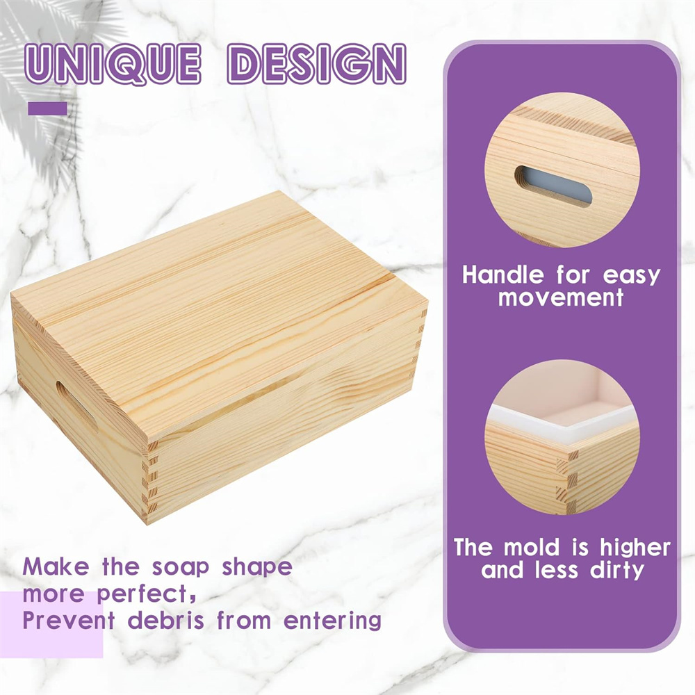대형 비누 금형 직사각형 실리콘 라이너 금형 나무 상자 - Soap Making Supplies Australia 리뷰 및 가격
