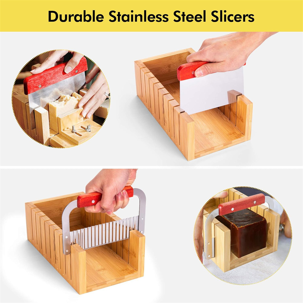 DIY 수제 비누 만들기 키트 대나무 절단 상자 및 실 - Soap Making Kit For Beginners 리뷰 및 가격