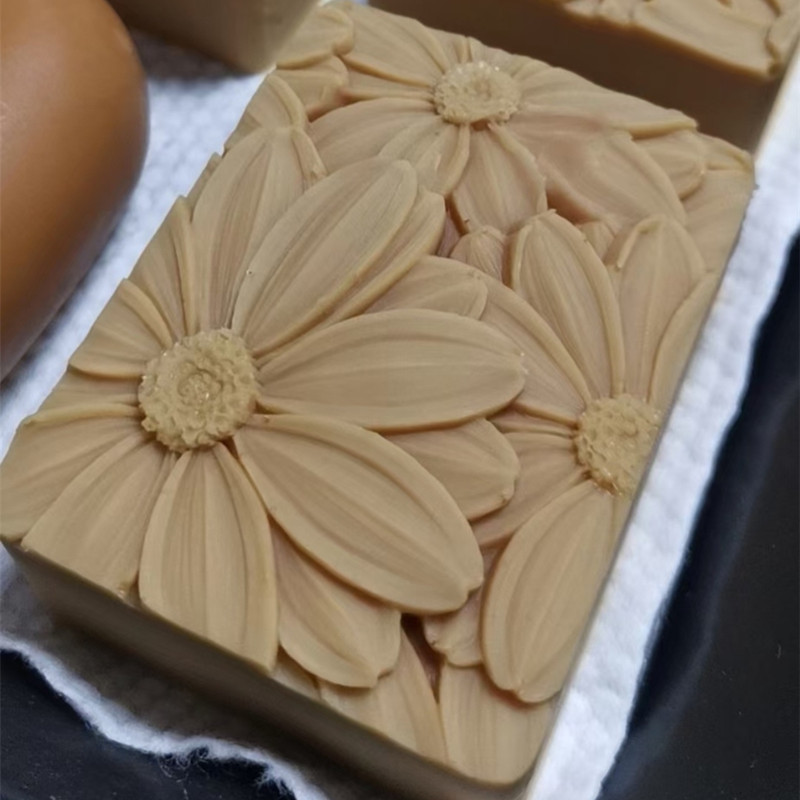 최신!! !3d 우아한 해바라기 비누 금형 직사각형 실 - Soap Making Kit For Beginners 리뷰 및 가격