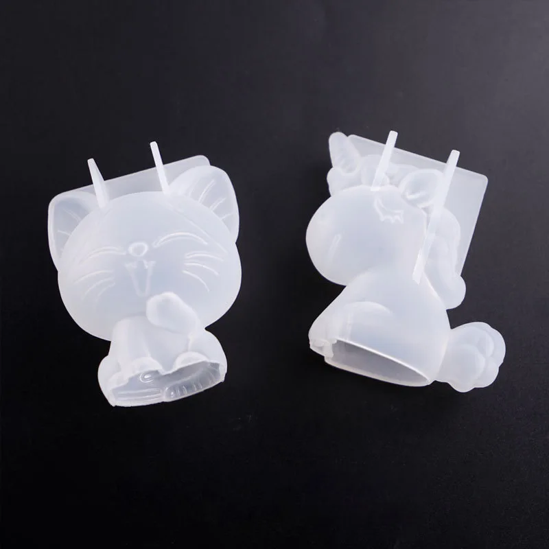 3D 기하학 실리콘 유니콘 고양이 사슴 곰 금형 비누  - Melt Pour Soap Base 리뷰 및 가격