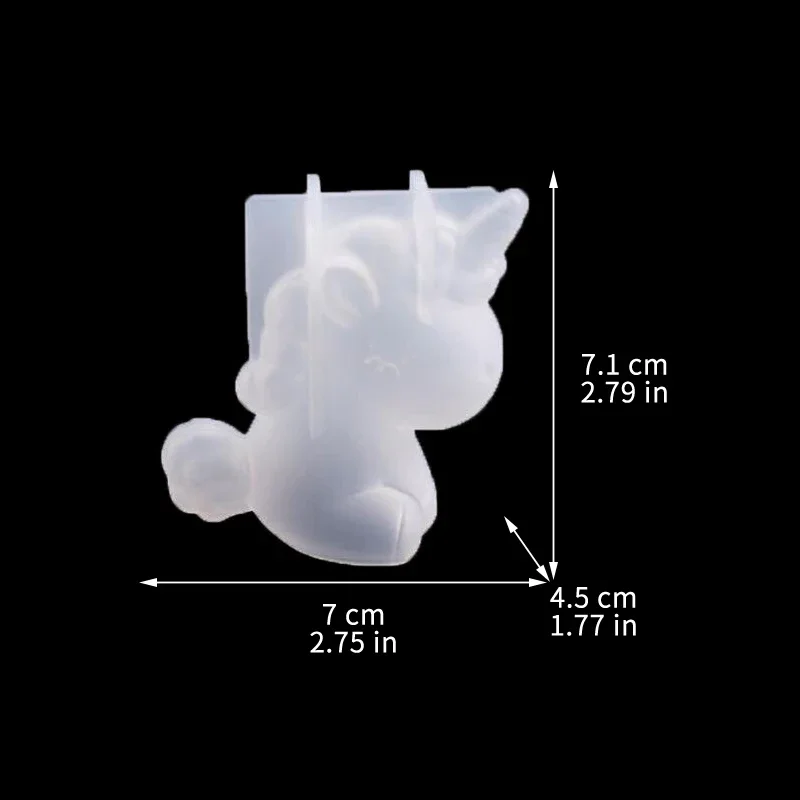 3D 기하학 실리콘 유니콘 고양이 사슴 곰 금형 비누  - Melt Pour Soap Base 리뷰 및 가격
