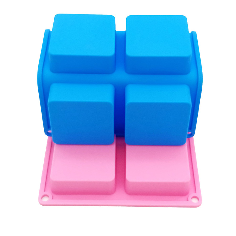 사각 비누 몰드, 6 구, 들러붙지 않는 실리콘 팬,  - Soap Making Material 리뷰 및 가격