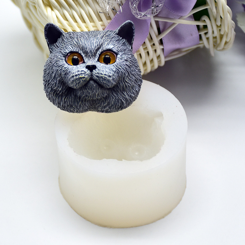 실리콘 몰드 짧은 머리 고양이 모양의 수제 초콜릿 비누 - Soap Making Material 리뷰 및 가격