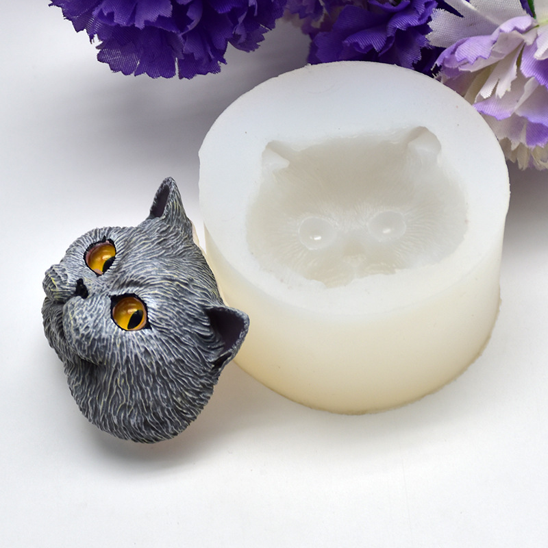 실리콘 몰드 짧은 머리 고양이 모양의 수제 초콜릿 비누 - Soap Making Material 리뷰 및 가격