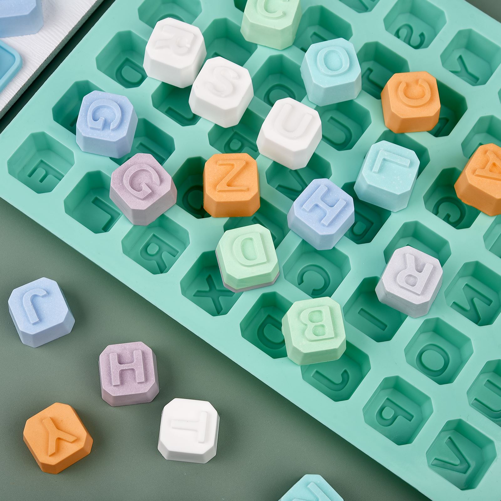 48 편지 Enghish 알파벳 문자 실리콘 금형 비누 - Soap Making Material 리뷰 및 가격