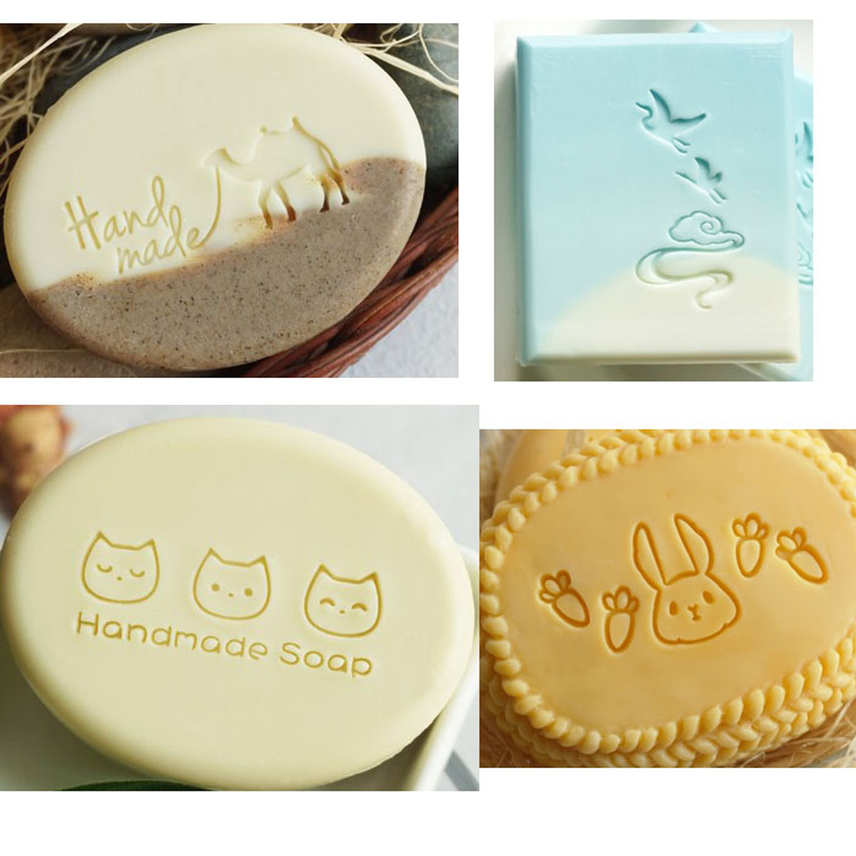 장 만들기용 투명 아크릴 비누 스탬프, 사랑스러운 동물 - Soap Making In Home 리뷰 및 가격