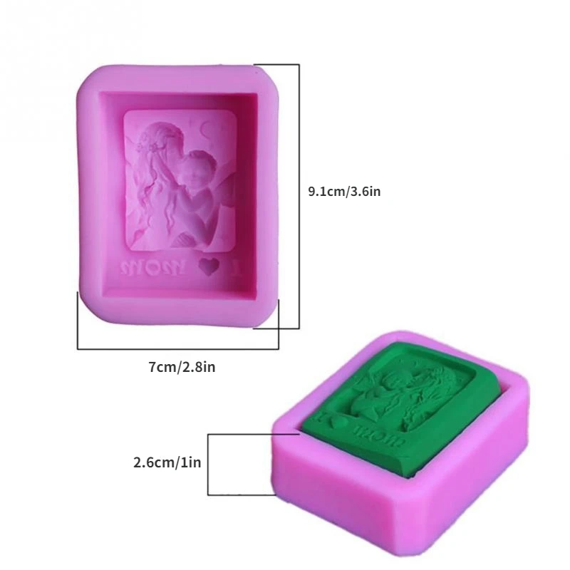 엄마를 안고 아기 사랑 엄마 공예, 실리콘 비누 몰드  - Soap Making Lye 리뷰 및 가격