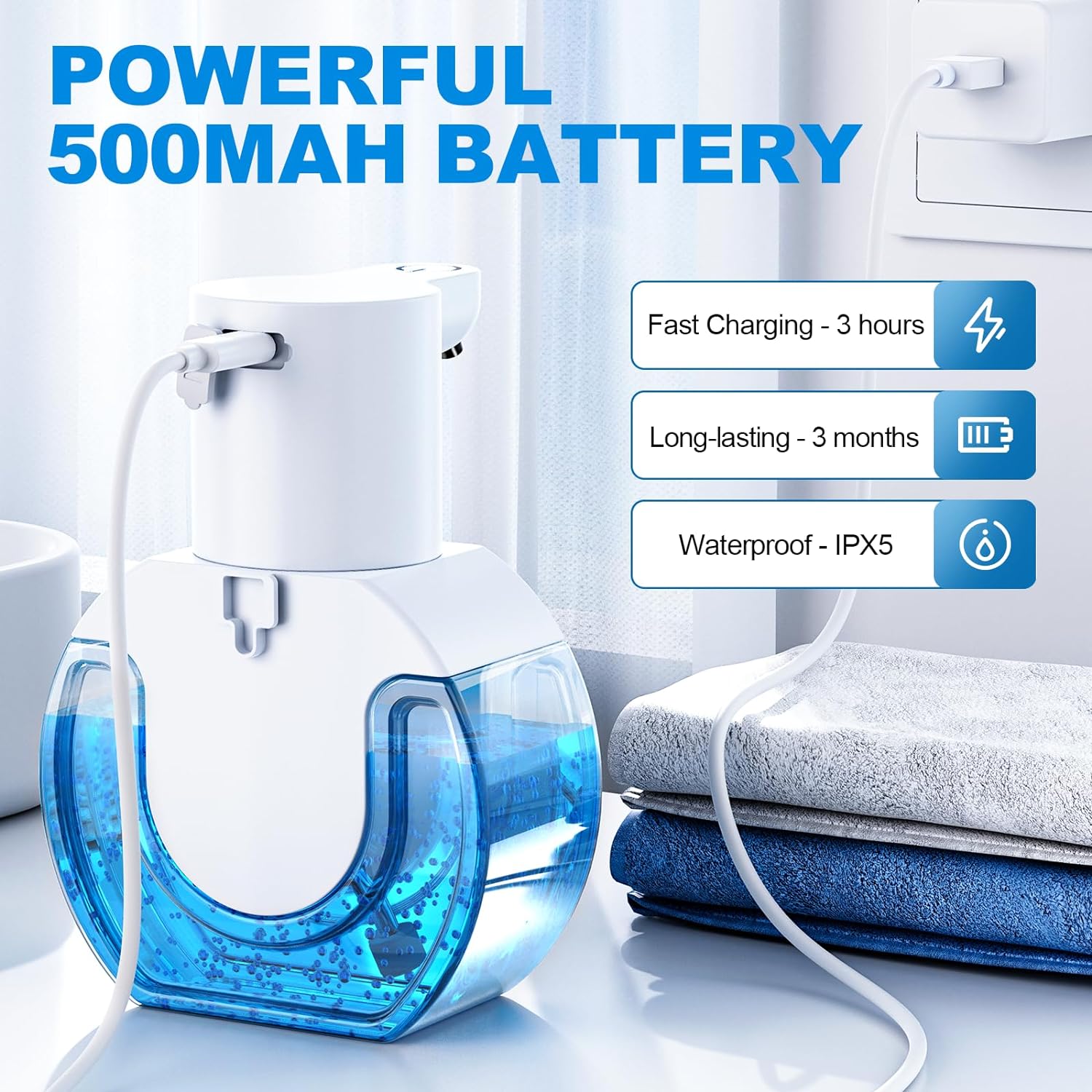 420ML 대용량 터치리스 데스크탑 또는 벽걸이형 IP - Soap Making Machine 리뷰 및 가격