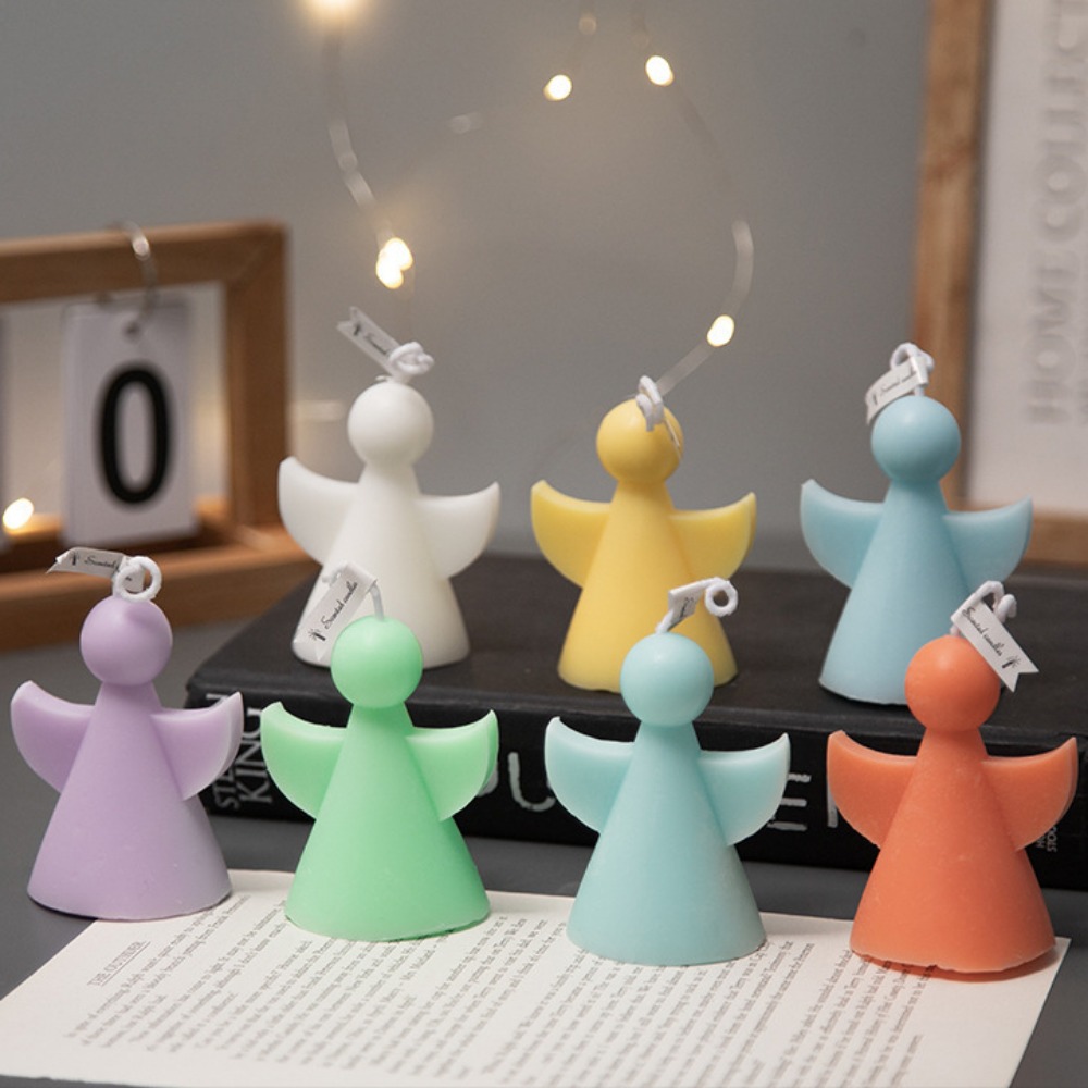 둥근 머리 날개 천사 아크릴 양초 몰드, 멀티 사이즈  - Soap Making In Home 리뷰 및 가격