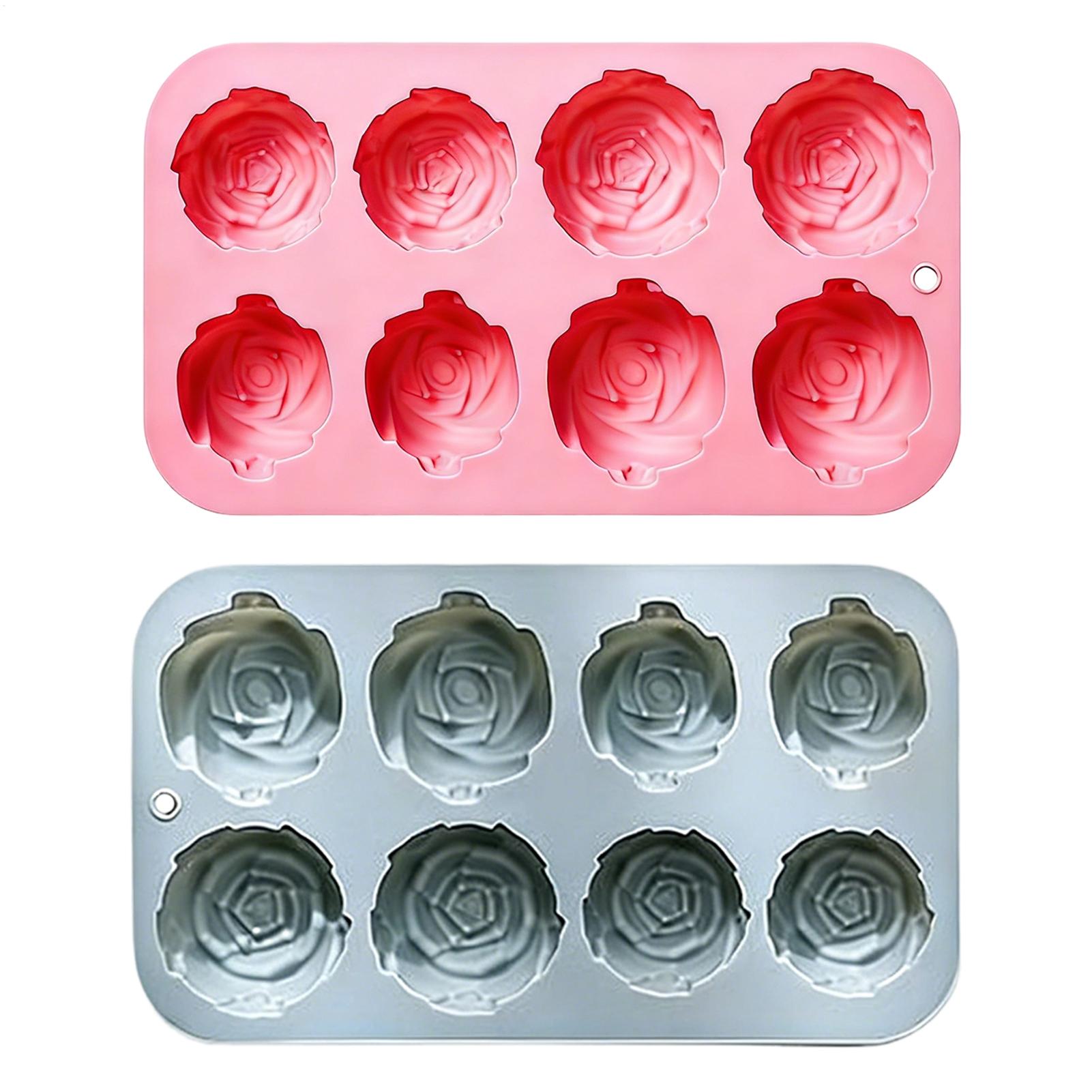 8구 장미꽃 실리콘 몰드 수제 비누 양초 실리콘 몰드  - Soap Making In Home 리뷰 및 가격