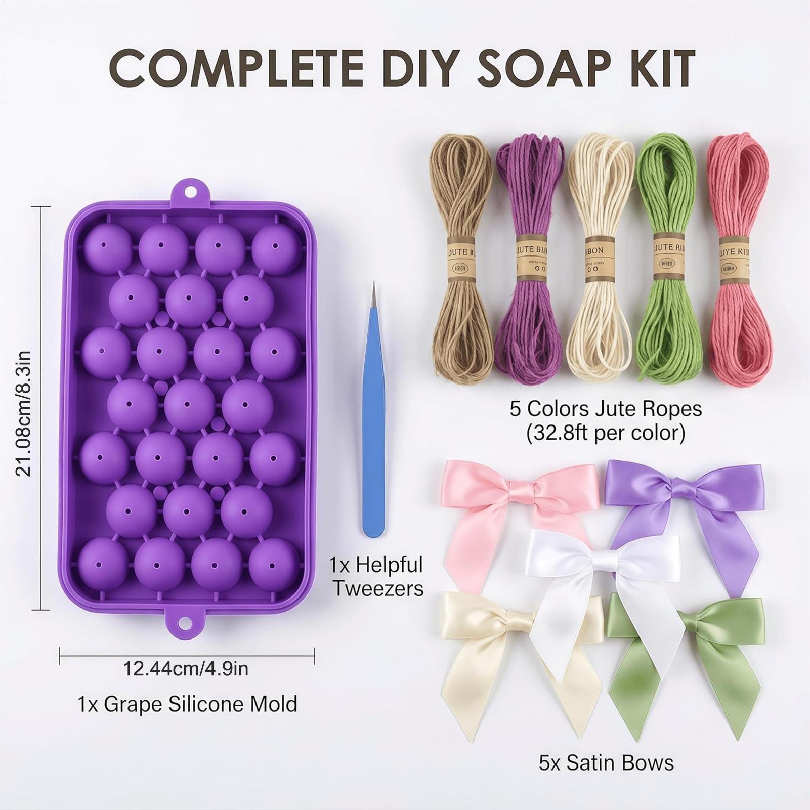 포도 비누 몰드 이지 릴리스 식품 등급 공예 몰드(황마 - Soap Making Essentials 리뷰 및 가격