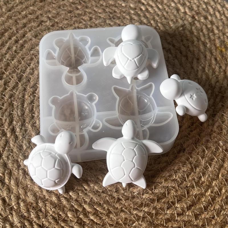네 마리 거북이 플라스터 실리콘 몰드 DIY 하트 스타 - Soap Making Material 리뷰 및 가격