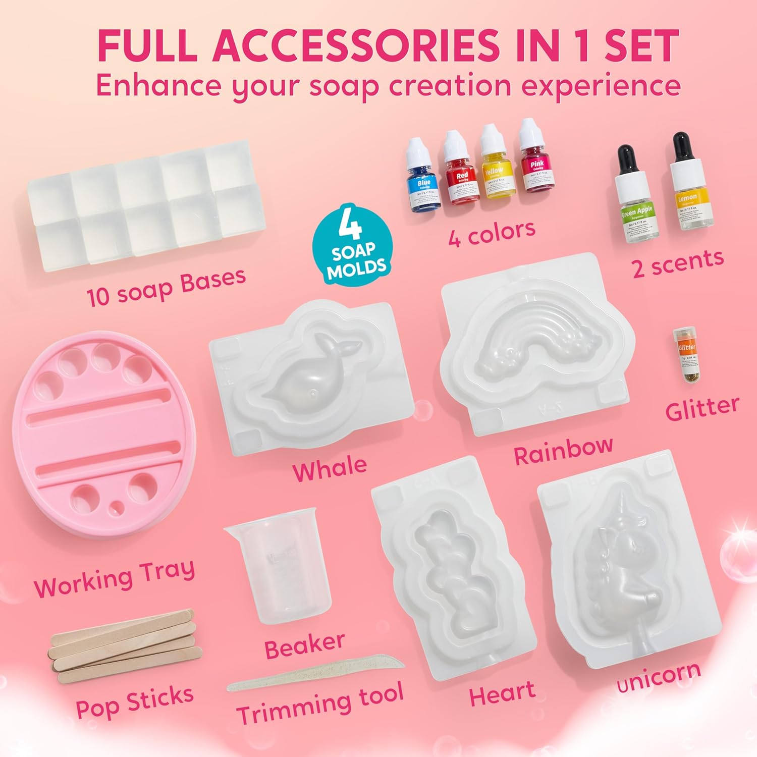 조이파이 유니콘 비누 만들기 키트 소녀 공예 DIY 프 - Soap Making Essentials 리뷰 및 가격