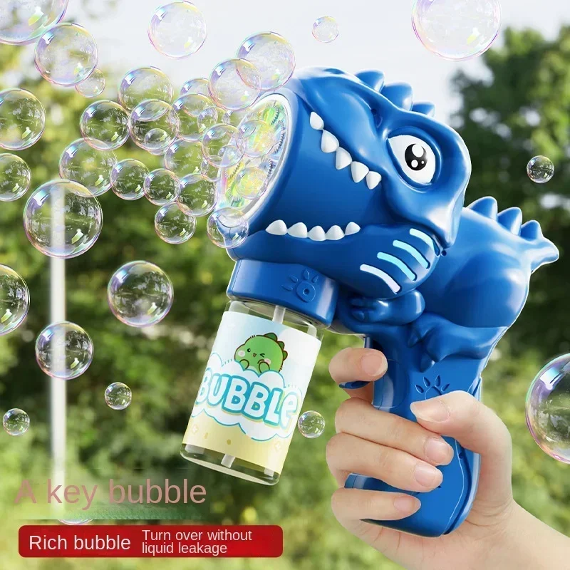 6 홀 공룡 버블 머신 전기 버블 건 빛 완전 자동 버 - Soap Making Machine 리뷰 및 가격